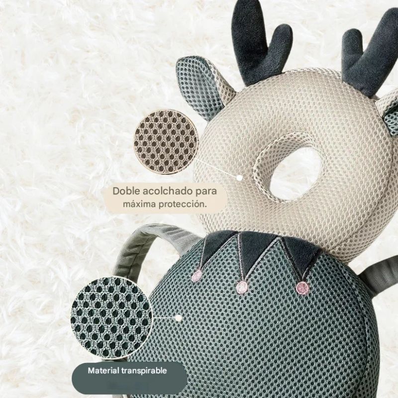 SoftFall Buddy | Mochila con cojin Protector de Cabeza para Bebé
