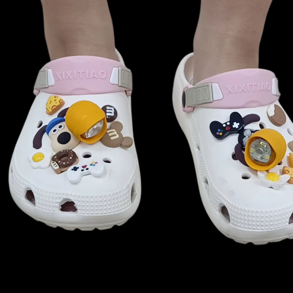 Exploradoras divertidas para crocs y tenis