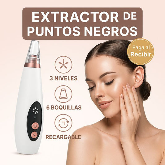 SkinPure Pro | Eliminador de puntos negros 6 en 1 recargable