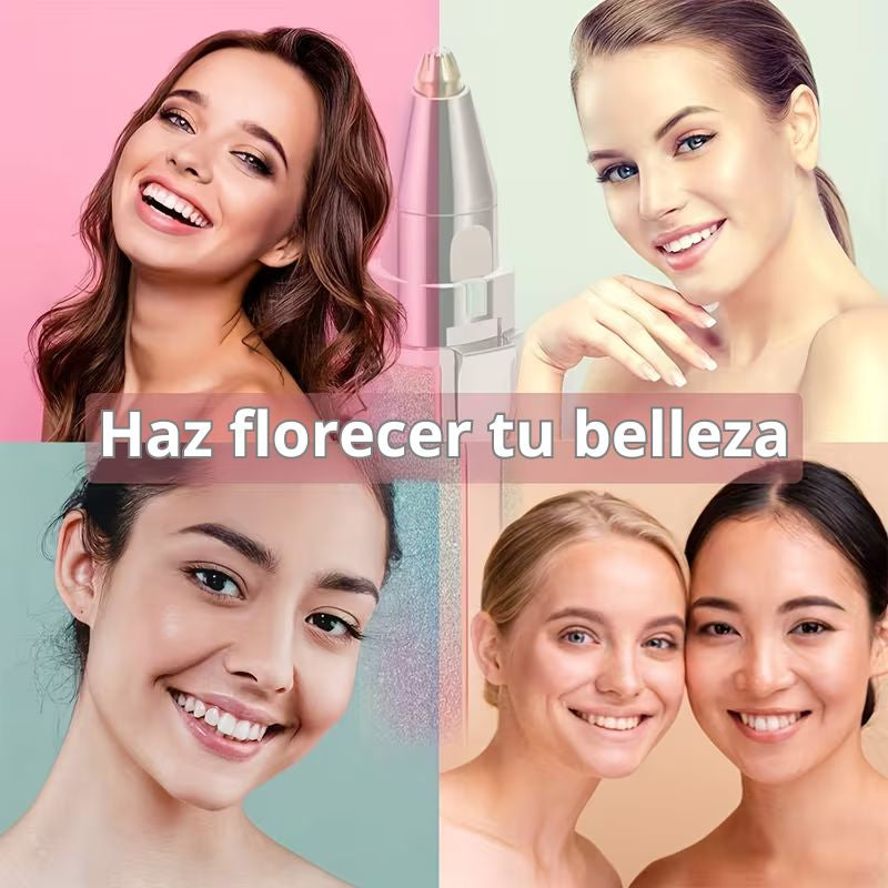 DepiLuxe | Depilador 2 En 1 Cejas Y Facial Recargable Portátil