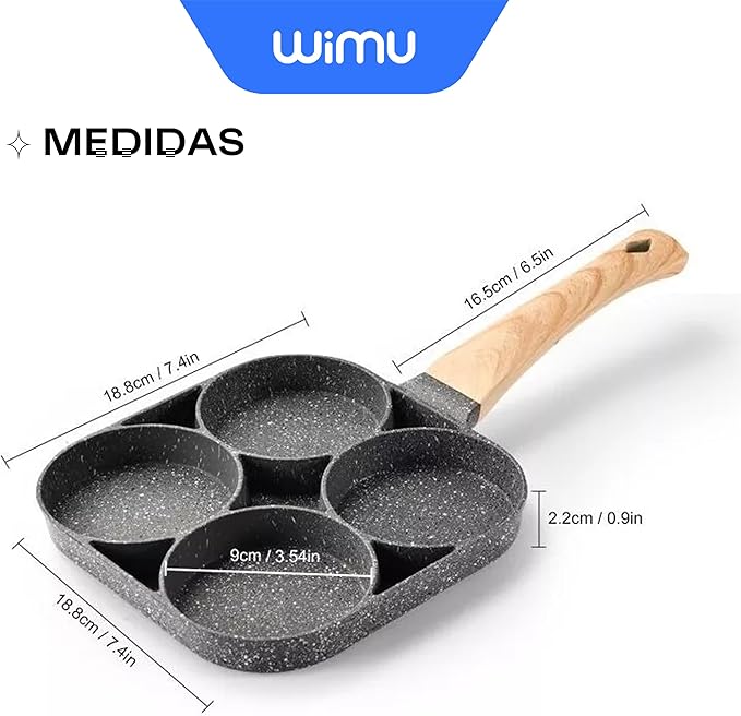 Sarten profesional  4 puestos