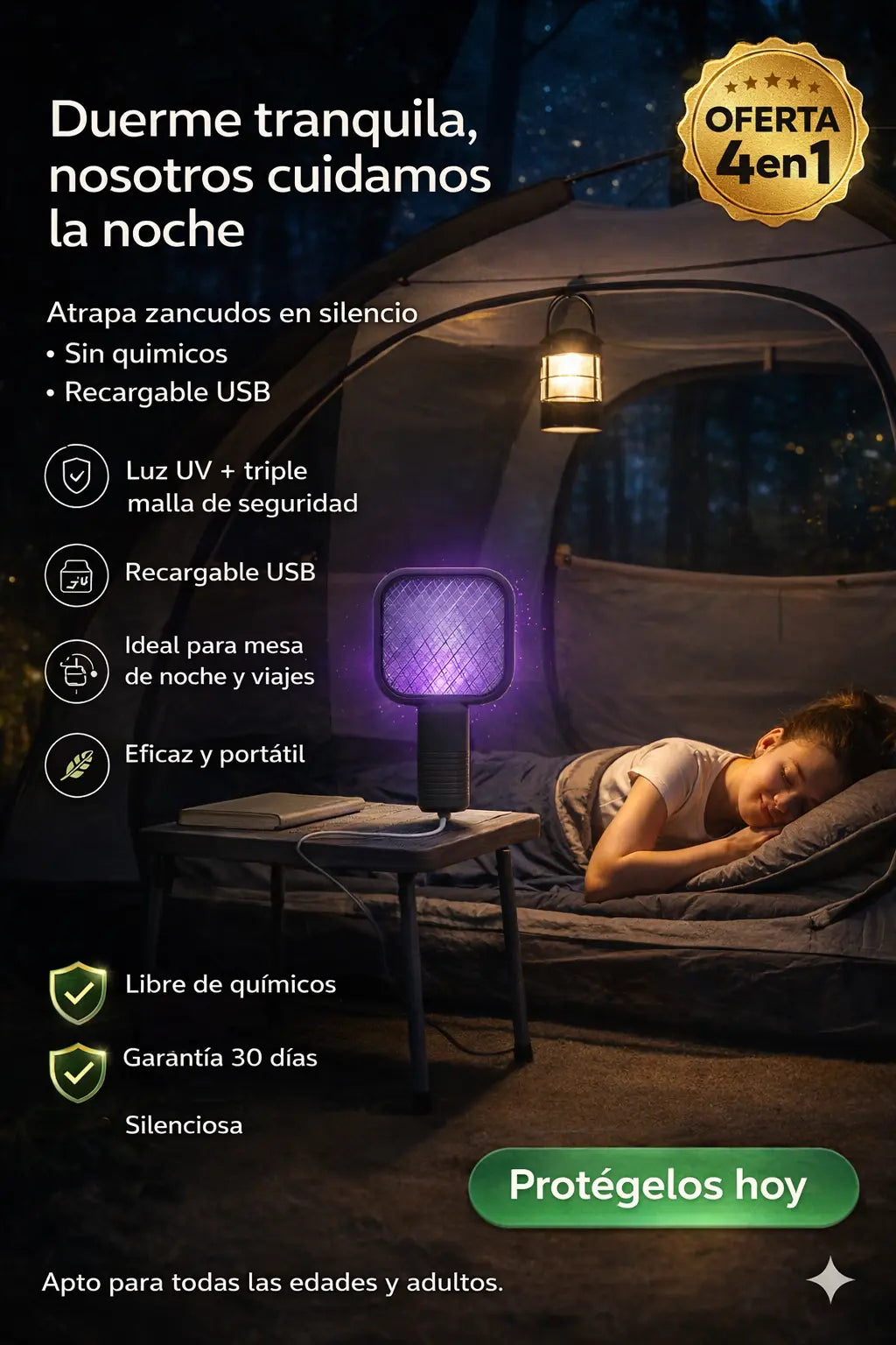 💥 Elimina los zancudos y moscas en segundos