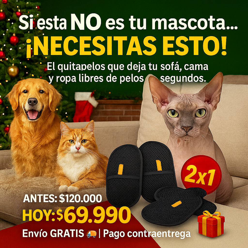 PetGlow | Guante Mágico para Remover el Pelo de tu Mascota