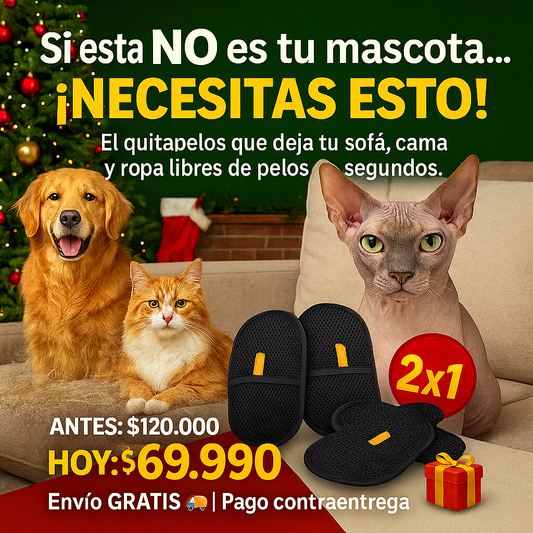 PetGlow | Guante Mágico para Remover el Pelo de tu Mascota