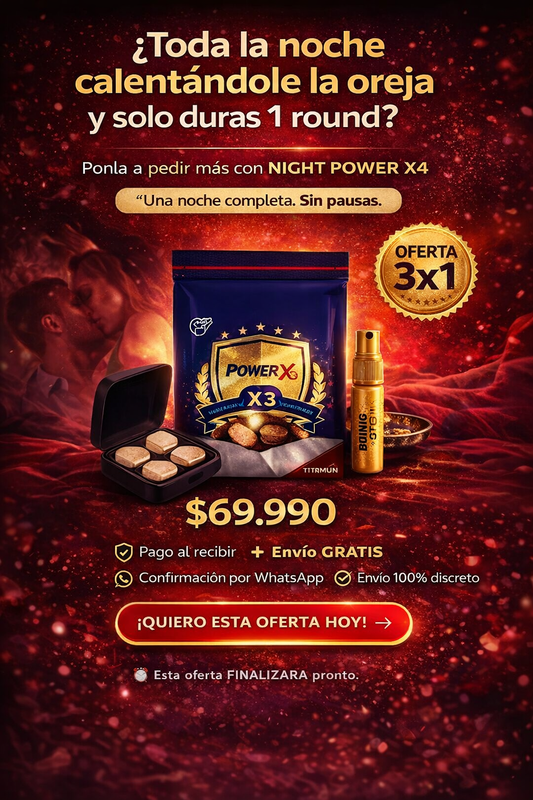 NIGHT POWER X4 𝙋𝙊𝙏𝙀𝙉𝘾𝙄𝘼𝘿𝙊𝙍 𝙣𝙤𝙘𝙝𝙚𝙨 𝙣𝙤 𝙨𝙩𝙤𝙥