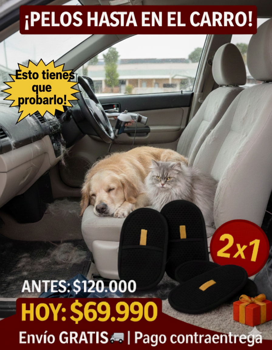 PetGlow | Guante Mágico para Remover el Pelo de tu Mascota