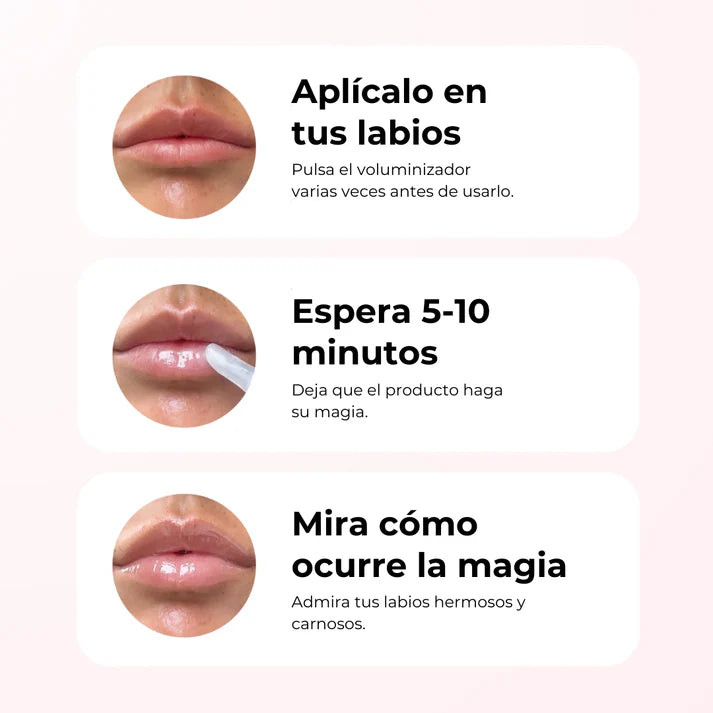VoluGlam | Voluminizador De Labios Forma Inyección
