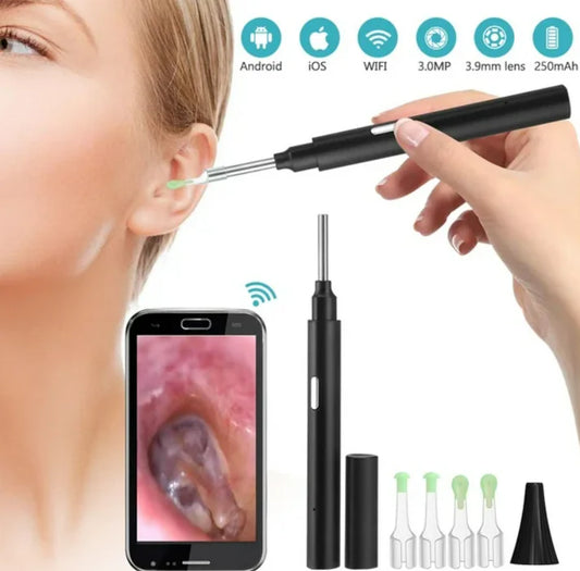 PureEar 360 | Limpiador con Cámara HD para Oídos
